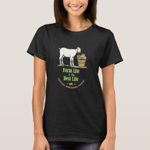 Camiseta A Fazenda Dos Caprinos É A Melhor Vida, A Fazenda
