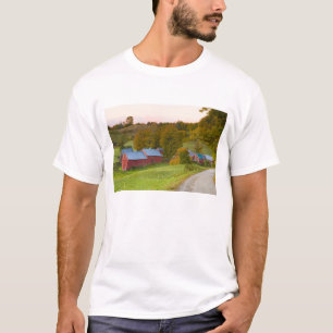 Camiseta A Fazenda Jenne em Woodstock, Vermont. Outono.