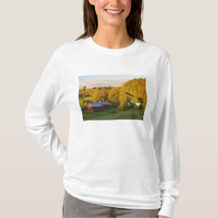 Camiseta A Fazenda Jenne em Woodstock, Vermont. Outono. 2