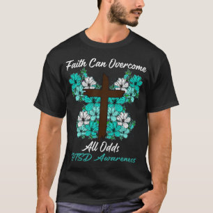 Camiseta A fé pode superar a consciência de SENSIBILIZAÇÃO