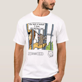 Camiseta A fechadura está aparafusada! Eu tenho a ferrament