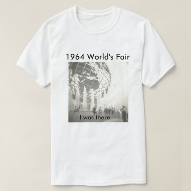 Camiseta A feira 1964 de mundo (Frente do Design)