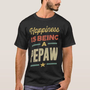 Camiseta A felicidade dos Homens é Ser um Pepaw - Padre Avô