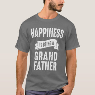 Camiseta A Felicidade dos Homens é ser um presente do avô