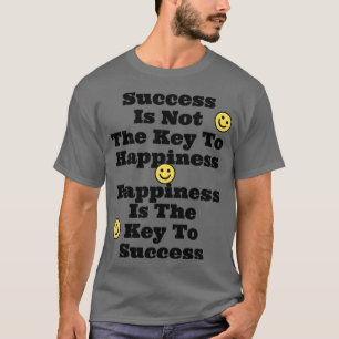 Camiseta A felicidade é a chave