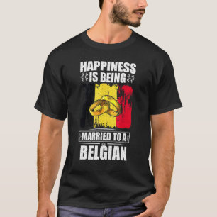 Camiseta A Felicidade É Casada Com Uma Bélgica Belga