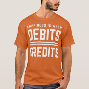 Camiseta A Felicidade É Quando Os Débitos Credidos 4