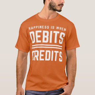 Camiseta A Felicidade É Quando Os Débitos Credidos 4