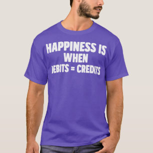 Camiseta A Felicidade É Quando Os Débitos Creditam 12