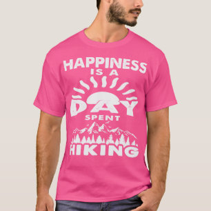 Camiseta A Felicidade É Um Dia Gasto A Caminhar