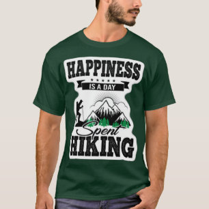 Camiseta A Felicidade É Um Dia Gasto A Caminhar