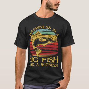 Camiseta A Felicidade é um Grande Peixe e uma Testemunha