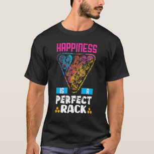 Camiseta A Felicidade É Um Jogador De Bilhar De Piscina De