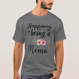 Camiseta A Felicidade É Um Presente De Dia de as mães De Fl