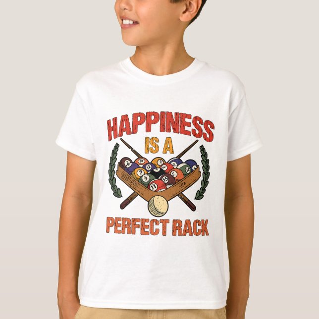 Camiseta A Felicidade É Um Rack Perfeito. (Frente)