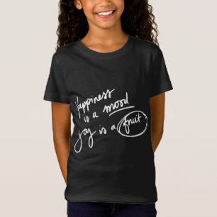 Camiseta A Felicidade É Uma Alegria De Humor Um Presente De
