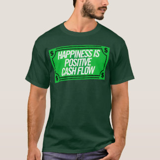 Camiseta A Felicidade É Uma Cotação Dinâmica Positiva Do Fl