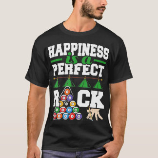 Camiseta A Felicidade É Uma Piscina Engraçada Perfeita Em R