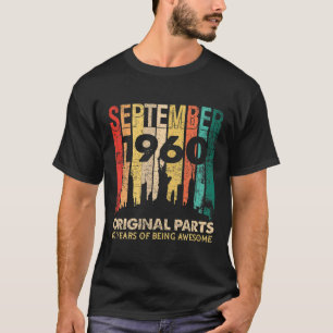 Camiseta A Festa de aniversário De Setembro De 1960, 60ª