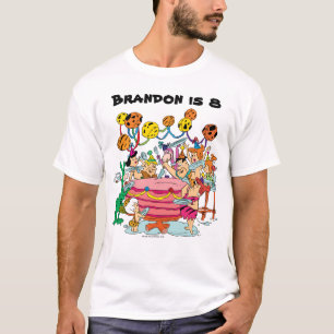 Camiseta A festa de aniversário dos Flintstones  