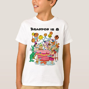 Camiseta A festa de aniversário dos Flintstones