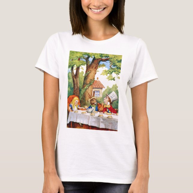 CAMISETA A FESTA DE CHÁ DO MAD HATTER (Frente)