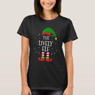 Camiseta A Festa De Natal Da Família Lively Elf Matching Pa