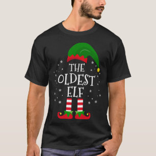Camiseta A Festa De Natal Da Família Mais Velho Que Corresp