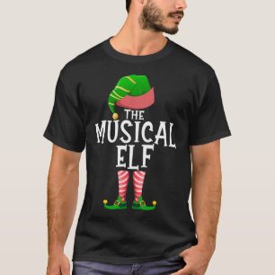 Camiseta A Festa de Natal da Família Musical Elf Matching F