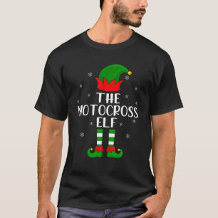 Camiseta A Festa de Natal do Elf Motocross, que corresponde