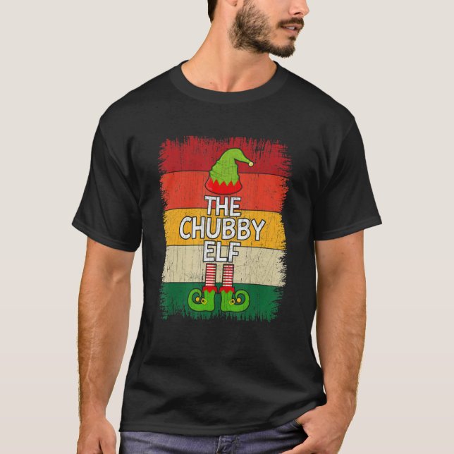 Camiseta A festa de Natal do Grupo Correspondente do Chubby (Frente)