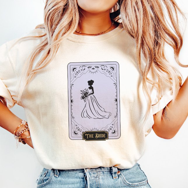 Camiseta A Festa de solteira Bride Tarot Fortune (Criador carregado)
