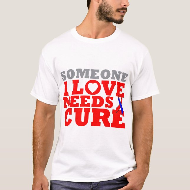 Camiseta A fibrose pulmonaa alguém amor de I precisa uma (Frente)
