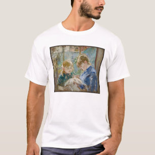 Camiseta A filha do artista, Julie, com seu baby-sitter