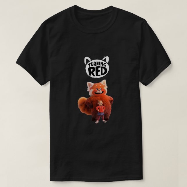 Camiseta A Filosofia De Virar Pixar Vermelho (Frente do Design)