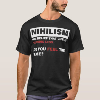 Camiseta A filosofia do niilismo