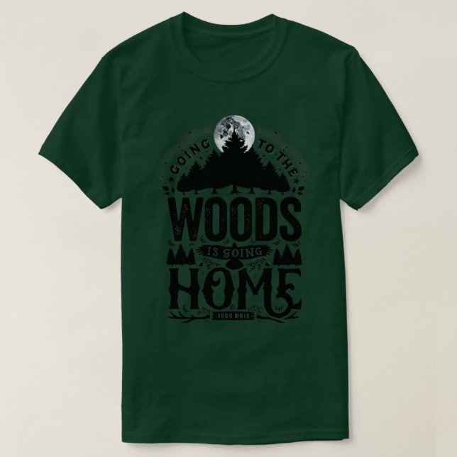 Camiseta A floresta (Frente do Design)