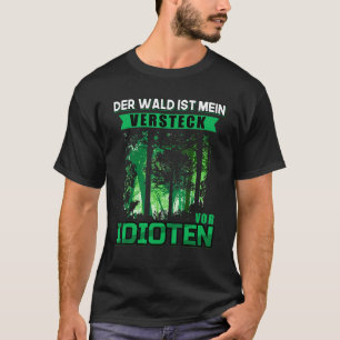 Camiseta A Floresta É Meu Esconderijo Caminhada na Floresta