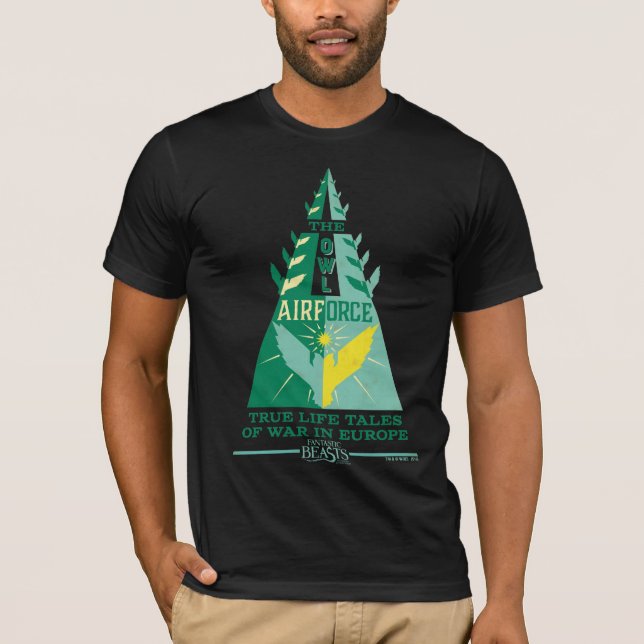 Camiseta A Força Aérea de Coruja (Frente)