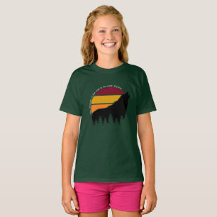 Camiseta A Força do Lobo é o Retro do Pacote