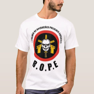 Camiseta A força policial do Special de BOPE Tropa De Elit