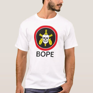 Camiseta A força policial do Special de BOPE Tropa De Elite