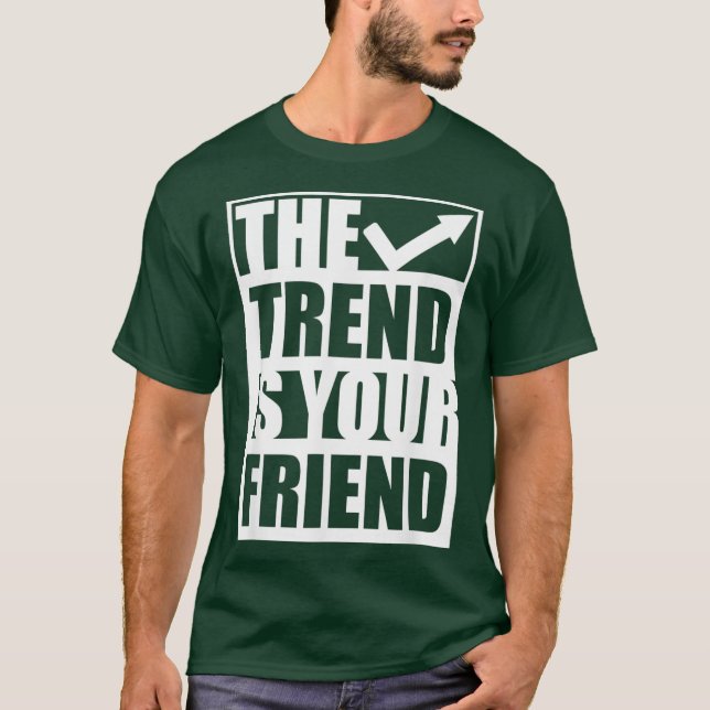 Camiseta A forex stock trading trader trend following (Frente)