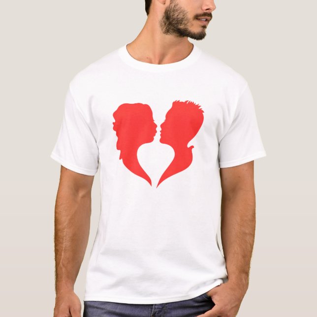 Camiseta A Forma do Amor (Frente)