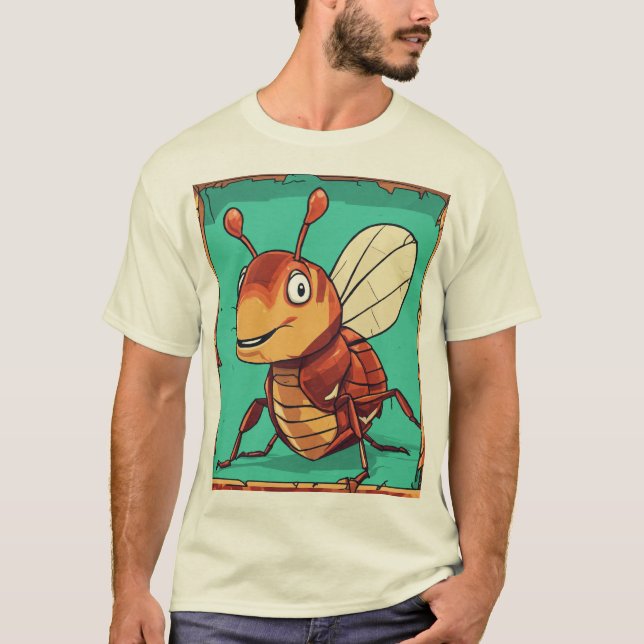 Camiseta A formiga corajosa Buzz. (Frente)