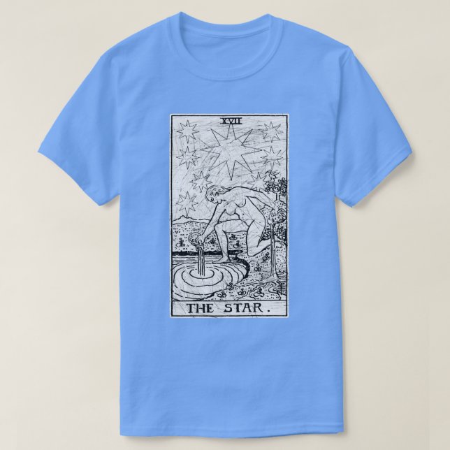 Camiseta A fortuna Tarot d Major Arcana contando oculto (Frente do Design)