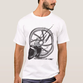 Camiseta A fotografia não é um crime - t-shirt