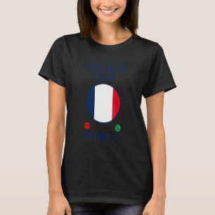 Camiseta A França Está Chamando Eu Devo Ir Bandeira Frances