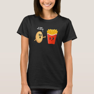 Camiseta A Freguiça De Batata É Que Você Batia Fritas Franc