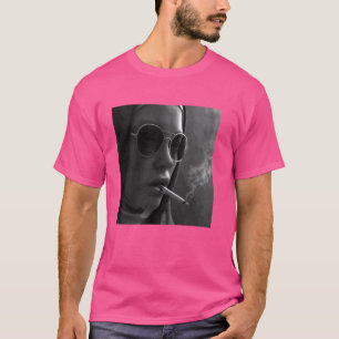 Camiseta A freira quente fuma cigarro, sem rebeldes